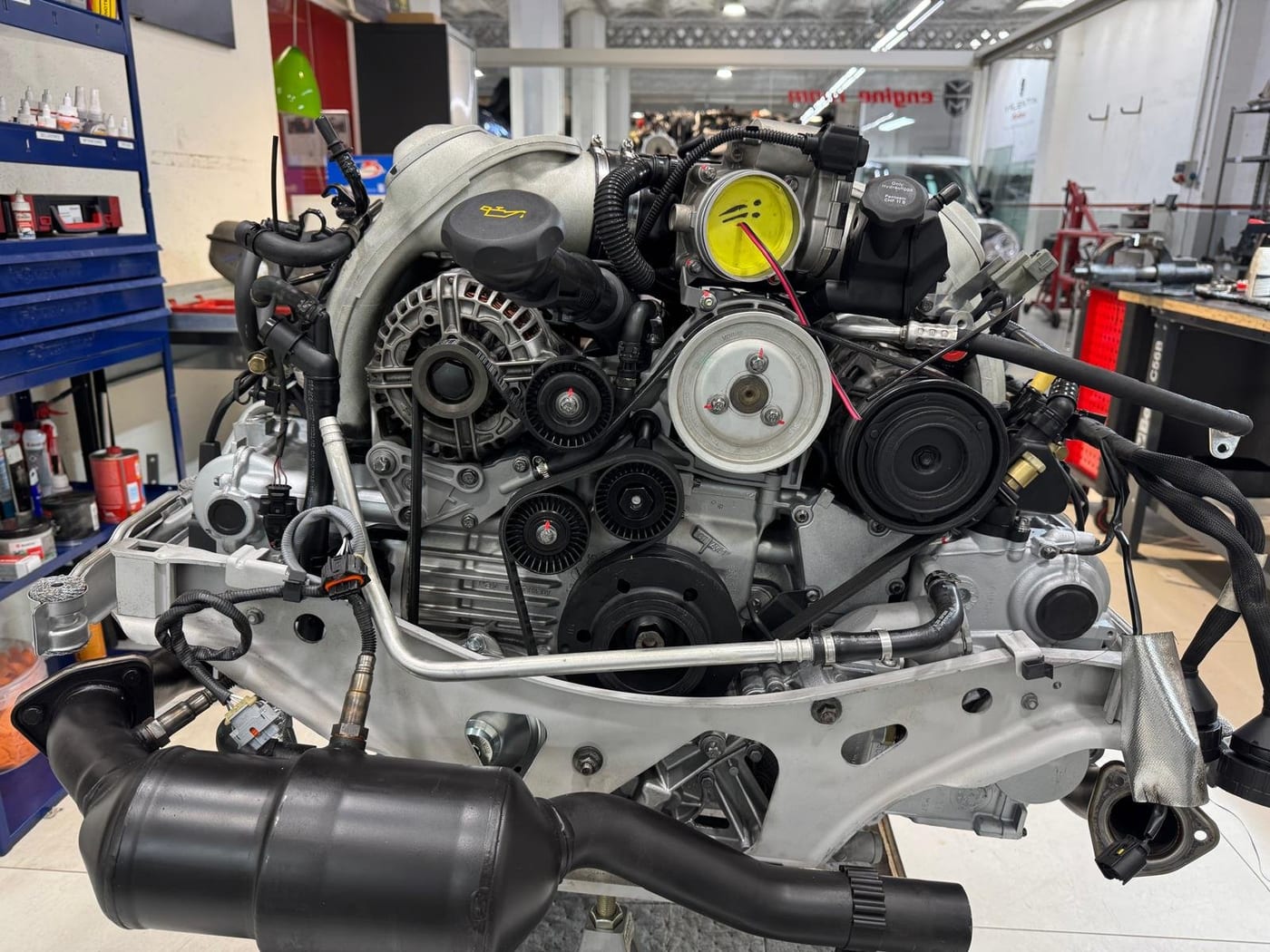 Fertiger Motor bereit für