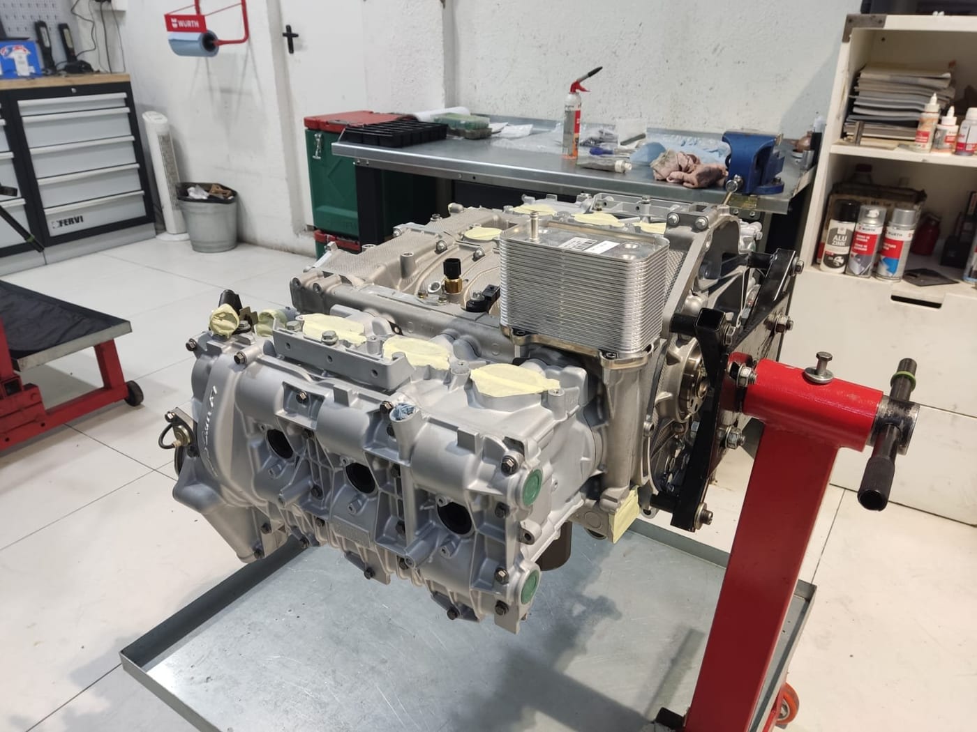 996 M96 3.4 engine repair due to broken intermediate shaft IMS, 11