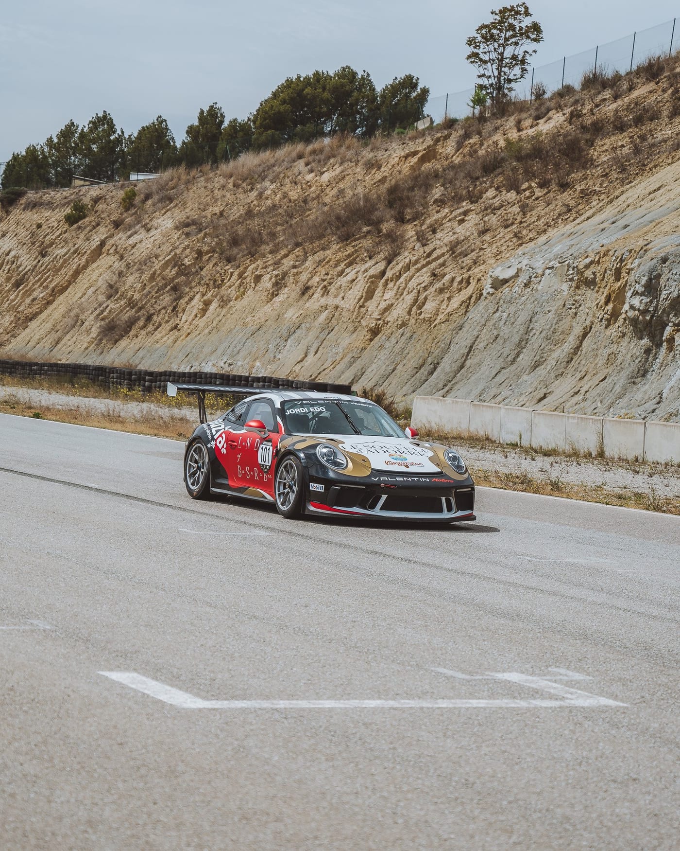 El 991 Cup número 101 entrando en la recta de meta