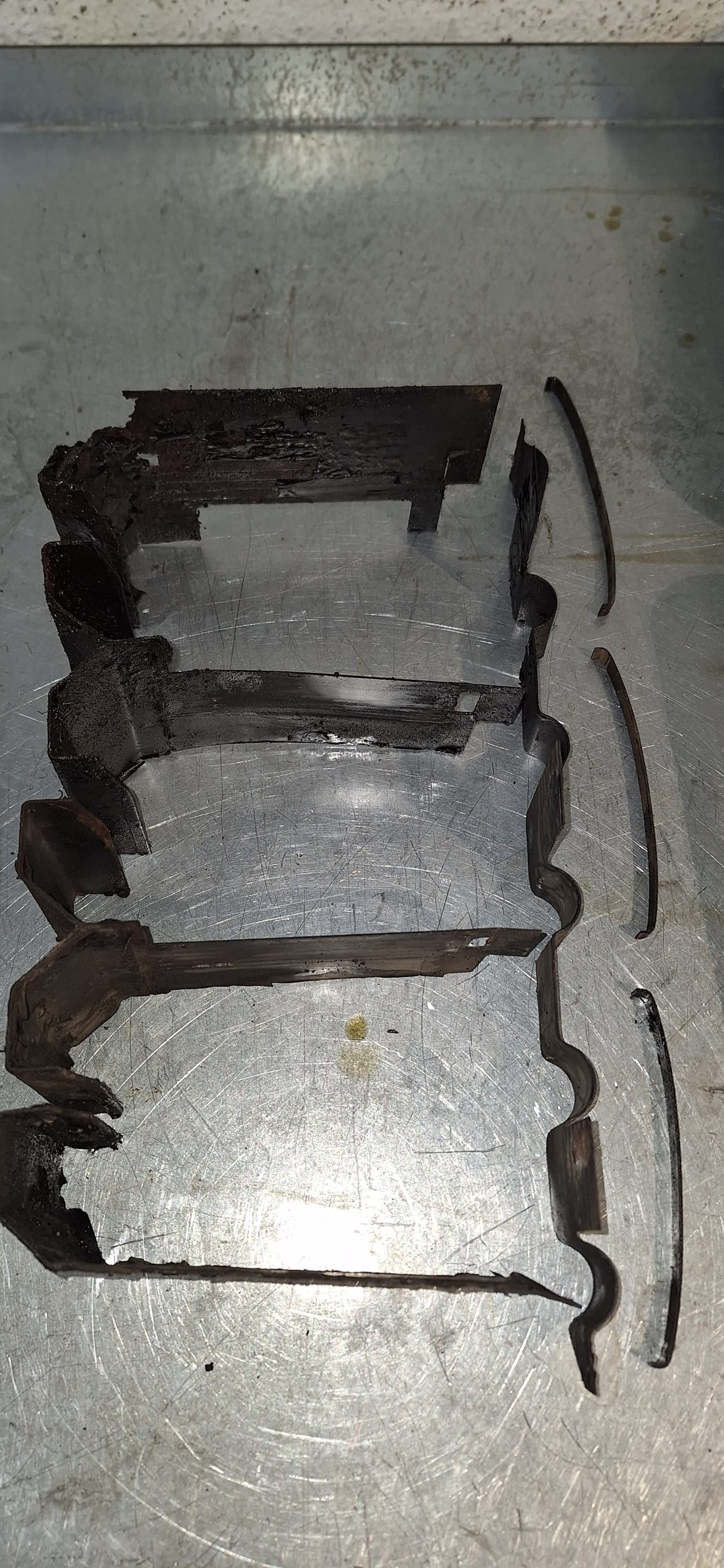 Patines y guías de la cadena de distribución del 3.2 serie G, desgastados