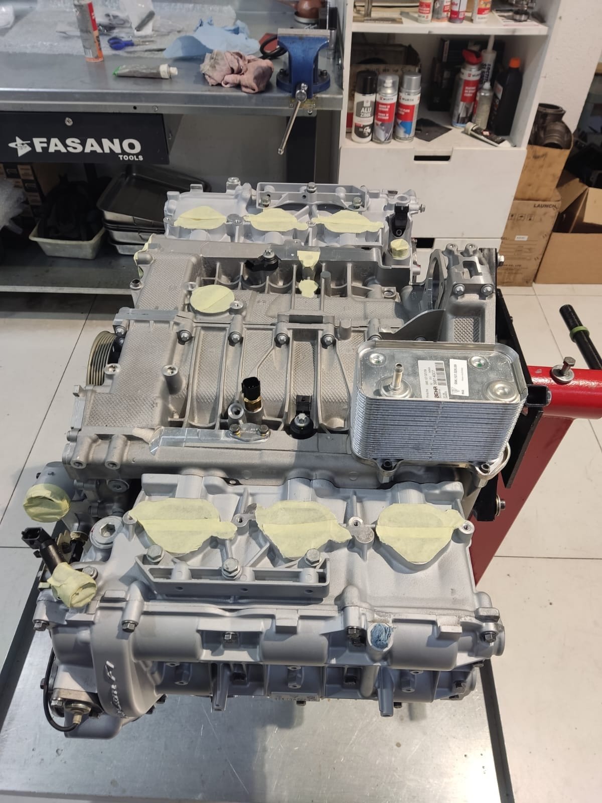 996 M96 3.4 engine repair due to broken intermediate shaft IMS, 10