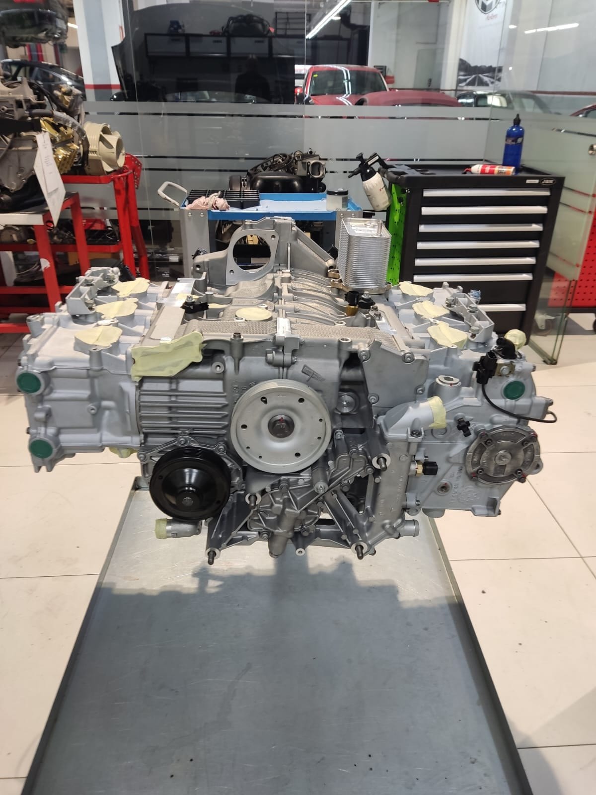 996 M96 3.4 engine repair due to broken intermediate shaft IMS, 14